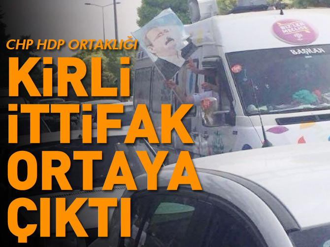 HDP seçim aracında Kılıçdaroğlu bayrağı