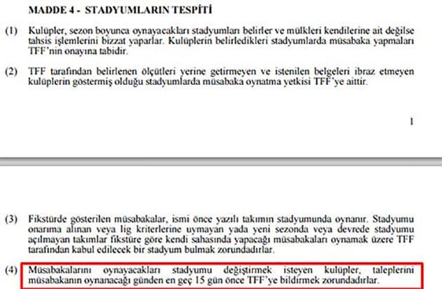 Galatasaray’a TFF şoku!