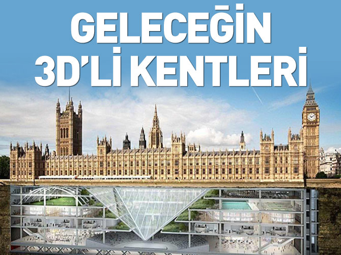 Geleceğin 3D’li kentleri
