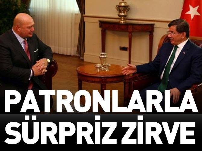 Davutoğlu'dan sürpriz iş dünyası zirvesi