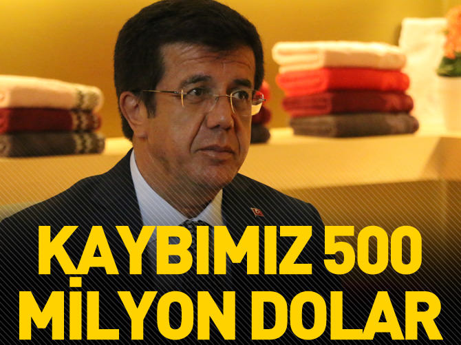 Bakan Zeybekçi: Kaybımız 500 milyon dolar