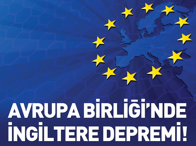 Avrupa Birliği'nde İngiltere depremi
