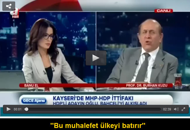 Prof. Dr. Burhan Kuzu: Bu muhalefet ülkeyi batırır