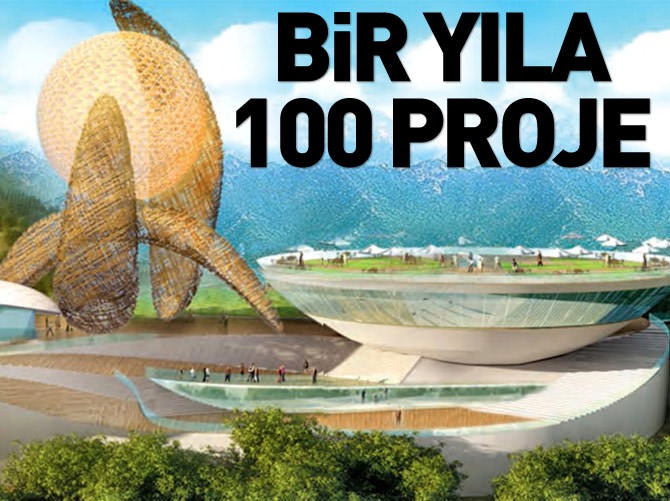 Bir yıla 100 proje