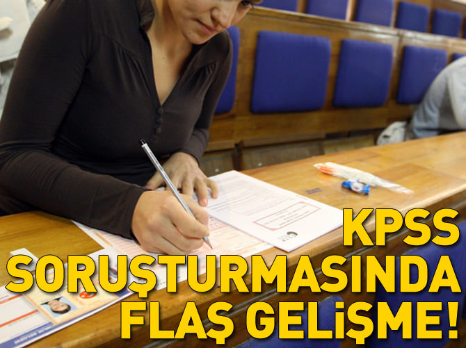 KPSS'deki usulsüzlük soruşturması