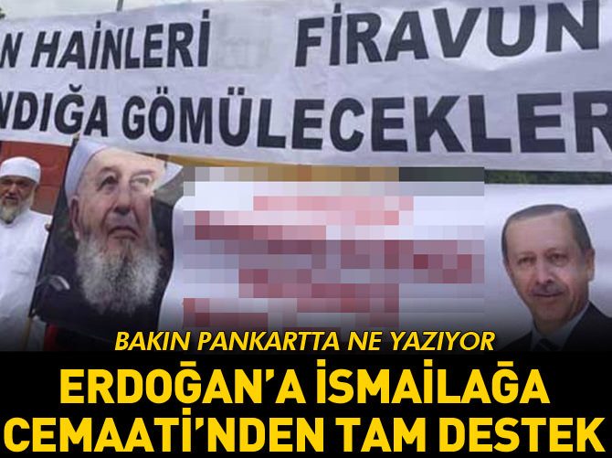 İsmailağa Cemaati kortej halinde geldi