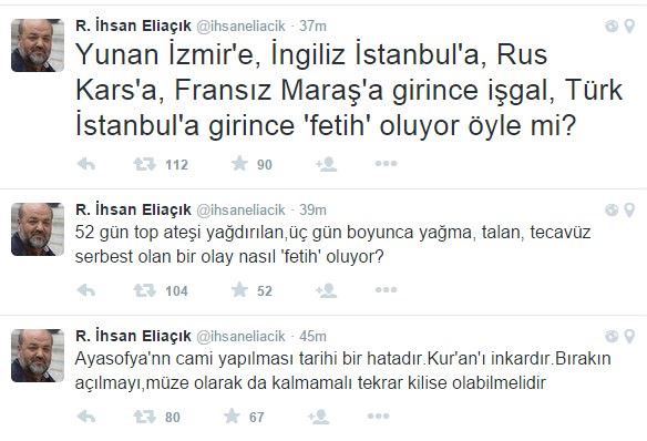 Eliaçık'tan Fetih'le ilgili skandal açıklamalar