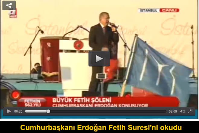 İstanbul’da büyük Fetih Şöleni