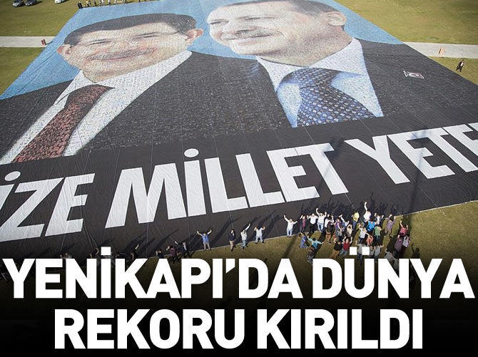 Yenikapı'da dünya rekoru kırıldı