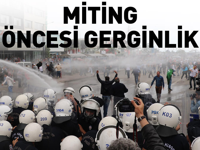 HDP Samsun mitingi öncesi gerginlik