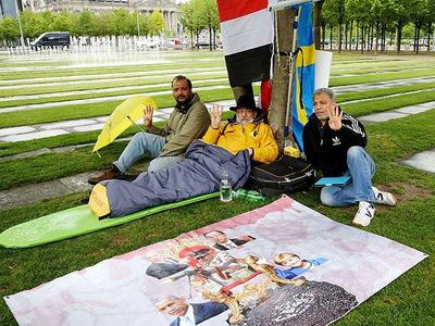 Sisi'nin Almanya ziyareti protesto ediliyor
