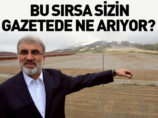 Bu sırsa sizin gazetede ne arıyor?