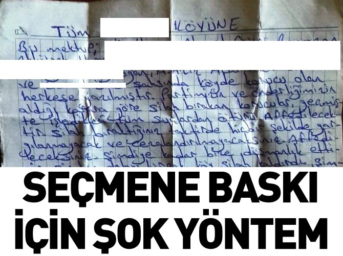 'Seçmene baskıda, ikna komisyonu ve anket yöntemi'