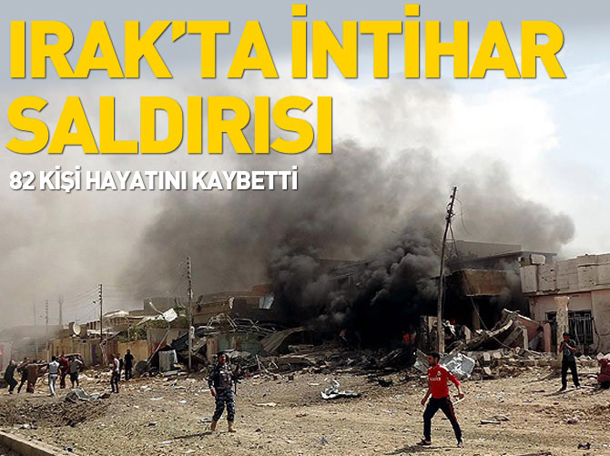 Irak'ta intihar saldırıları: 82 ölü