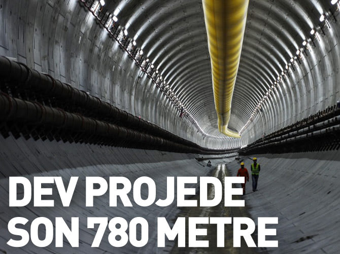 Avrasya Tüneli için son 780 metre