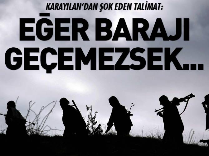 PKK'nın tehdidi telsize takıldı