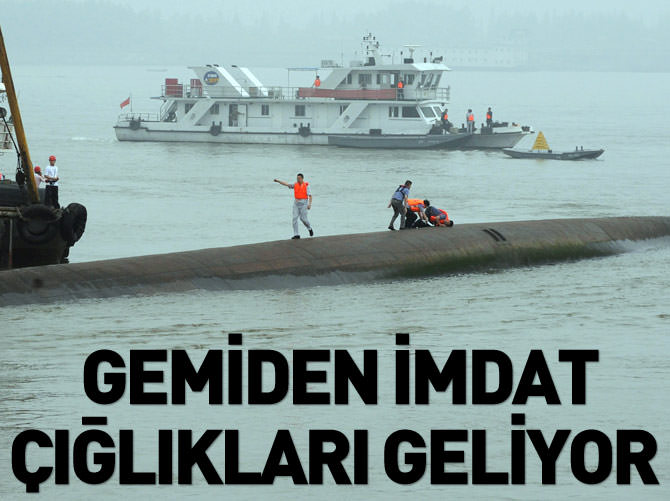 Gemiden imdat çığlıkları geliyor