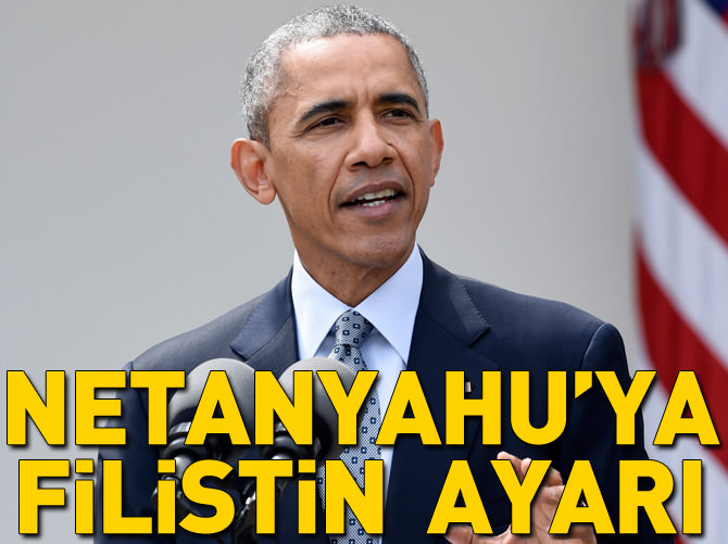 Obama'dan Netanyahu'ya 'Filistin' ayarı