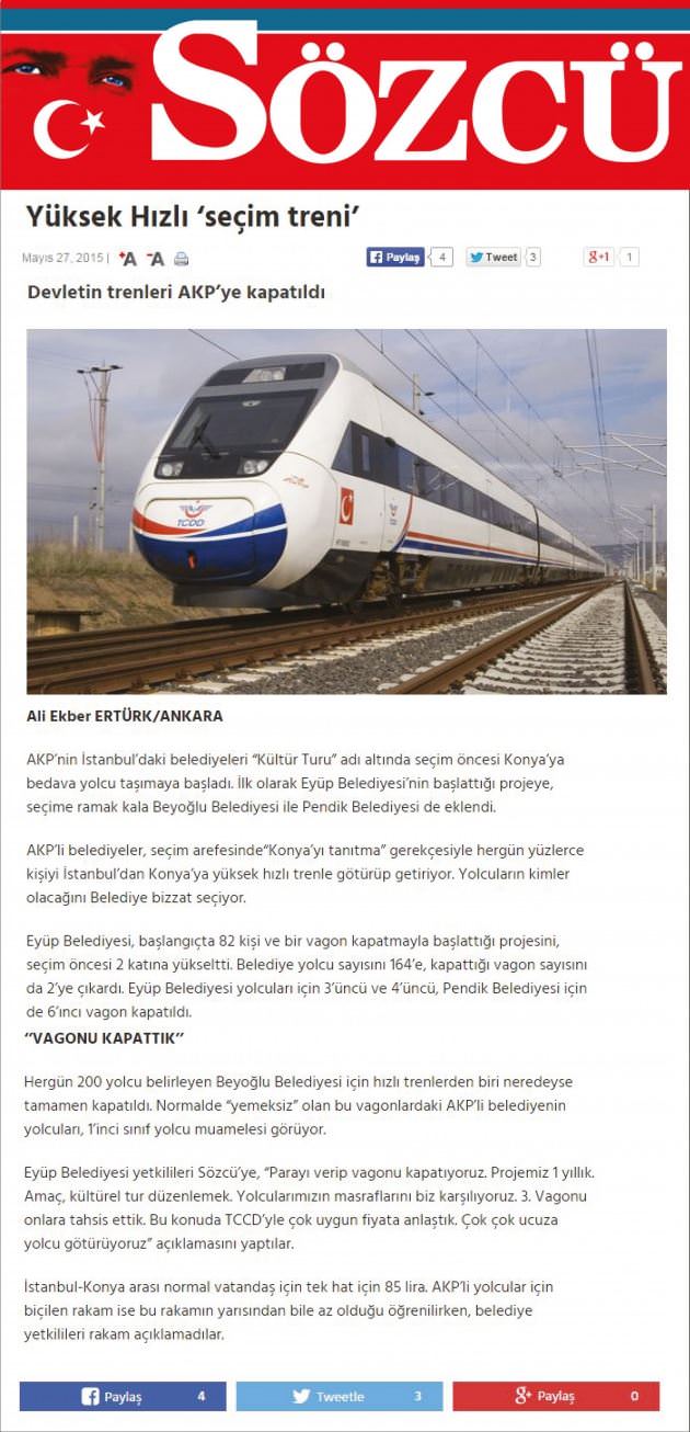 Sözcü gazetesi yine çuvalladı! - 1