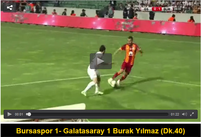 Bursaspor 2-3 Galatasaray