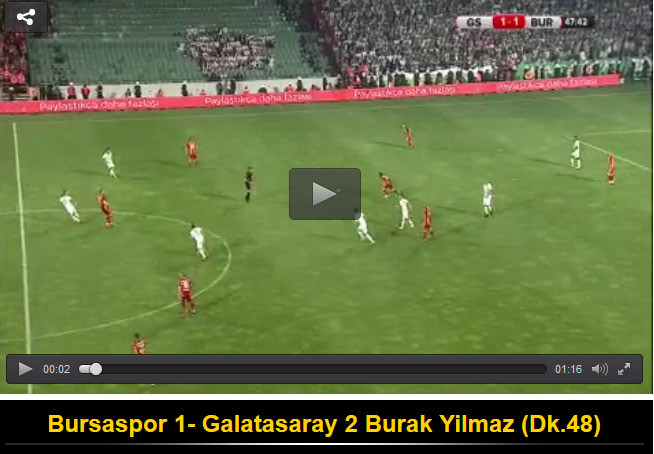 Bursaspor 2-3 Galatasaray