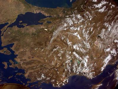 Uzaydan Türkiye'ye selam var