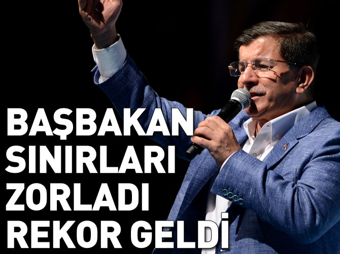 Başbakan sınırları zorladı, rekor geldi