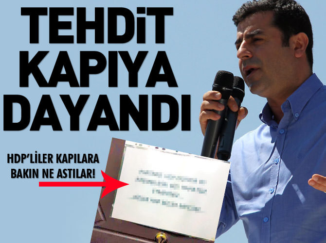 HDP tehdidi kapıya dayandı!