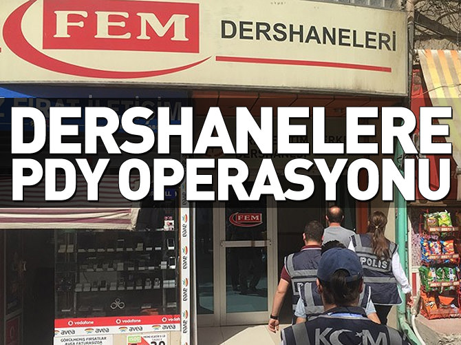 Elazığ'da 2 dershaneye Paralel Devlet Yapılanması operasyonu