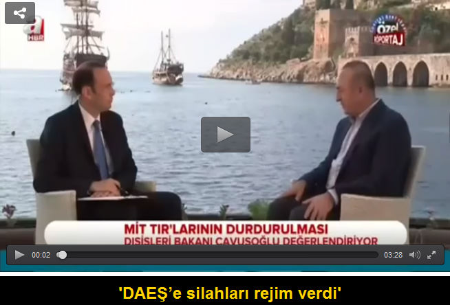 Mevlüt Çavuşoğlu: DAEŞ’e silahları rejim verdi