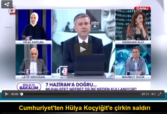 Hülya Koçyiğit'ten Cumhuriyet'e tokat gibi yanıt