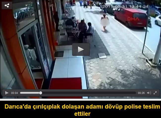 Kocaeli'de çıplak şoku