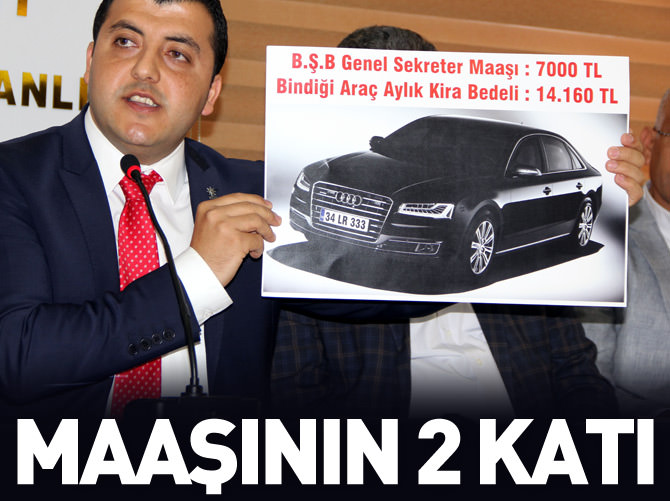 Makam arabasının kirası maaşının iki katı!