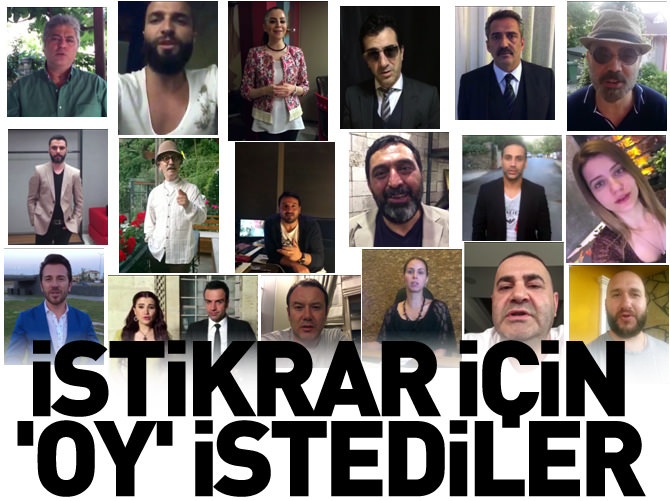 Sanatçılardan 'sandık' çağrısı
