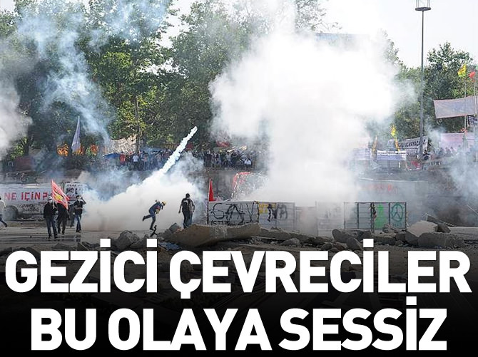 Gezici çevreciler bu olaya sessiz