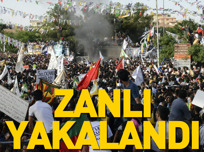 HDP mitingindeki patlamanın zanlısı yakalandı