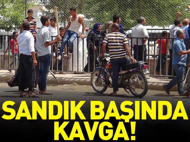 Sandık başında kavga: 15 yaralı var