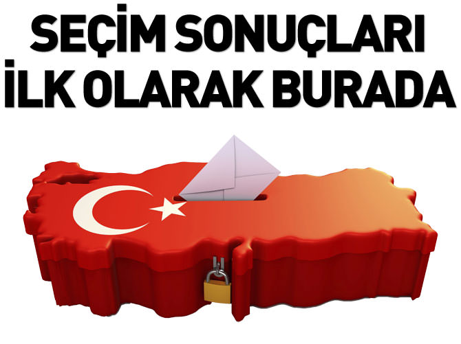 Seçim sonuçları ilk olarak ahaber.com.tr'de