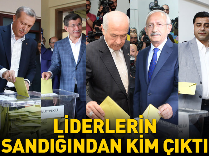 Liderlerin sandığından kim çıktı?