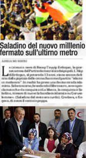 La Repubblica: Selahaddin Eyyübi durduruldu