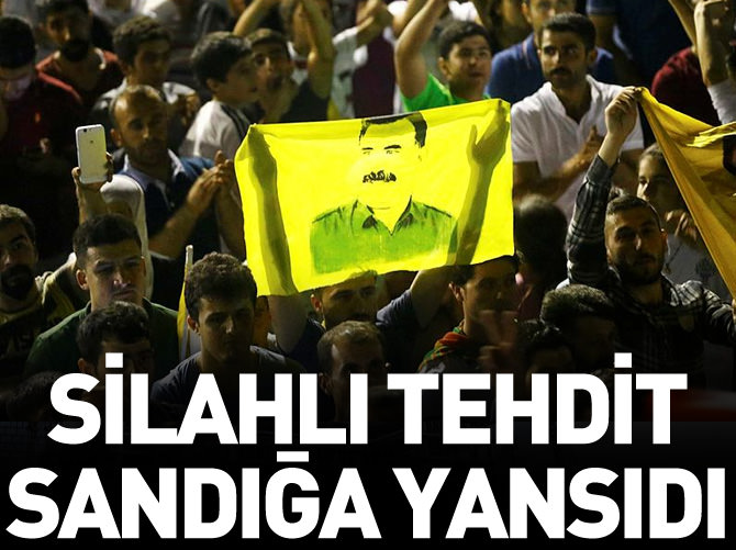 Silahlı tehdit sandığa yansıdı