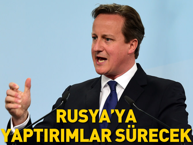 "Rusya'ya yönelik yaptırımlarımız sürecek"