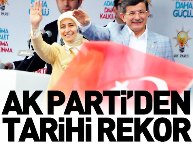 AK Parti'den tarihi rekor