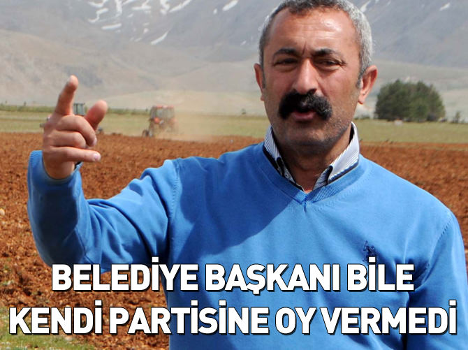 Belediye başkanlığını kazandığı Ovacık'ta Komünist Parti'ye oy çıkmadı