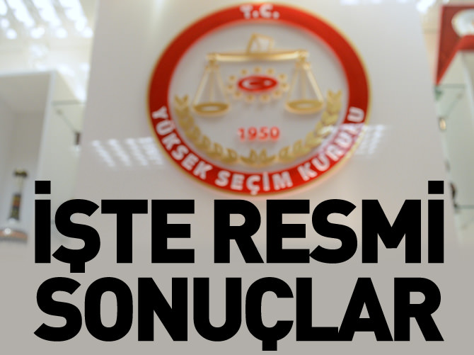 YSK seçimin geçici sonuçlarını açıkladı