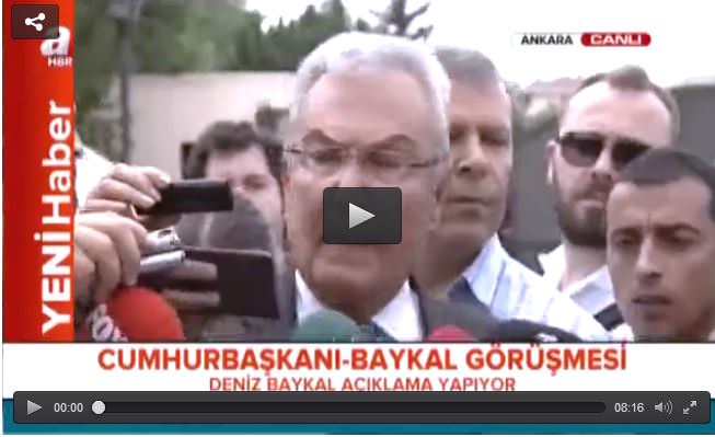 Baykal: Cumhurbaşkanı her türlü koalisyon modeline açık