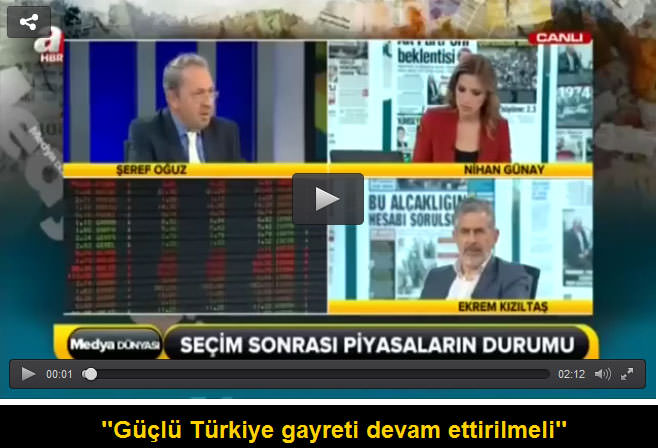 Şeref Oğuz: Güçlü Türkiye gayreti devam ettirilmeli