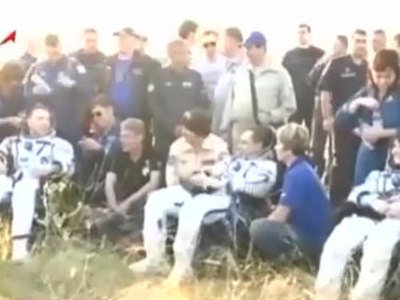 3 astronot dünyaya döndü