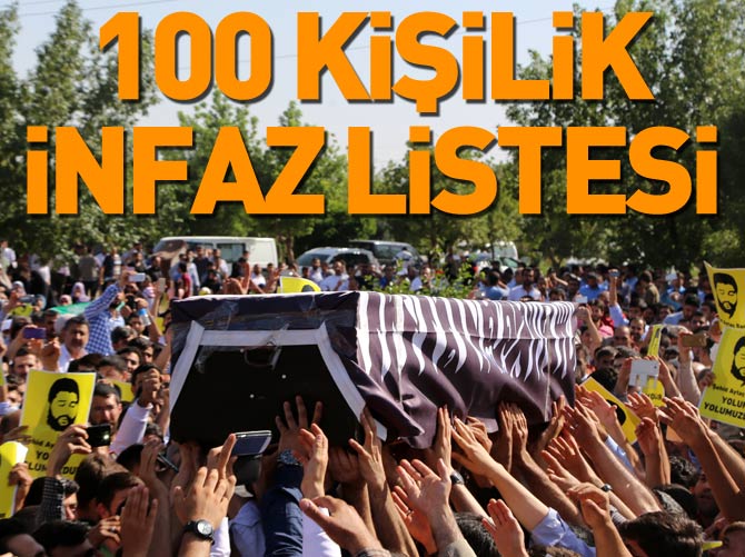 PKK'nın 100 kişilik infaz listesi