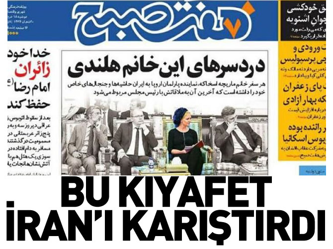 Bu kıyafet İran'ı karıştırdı